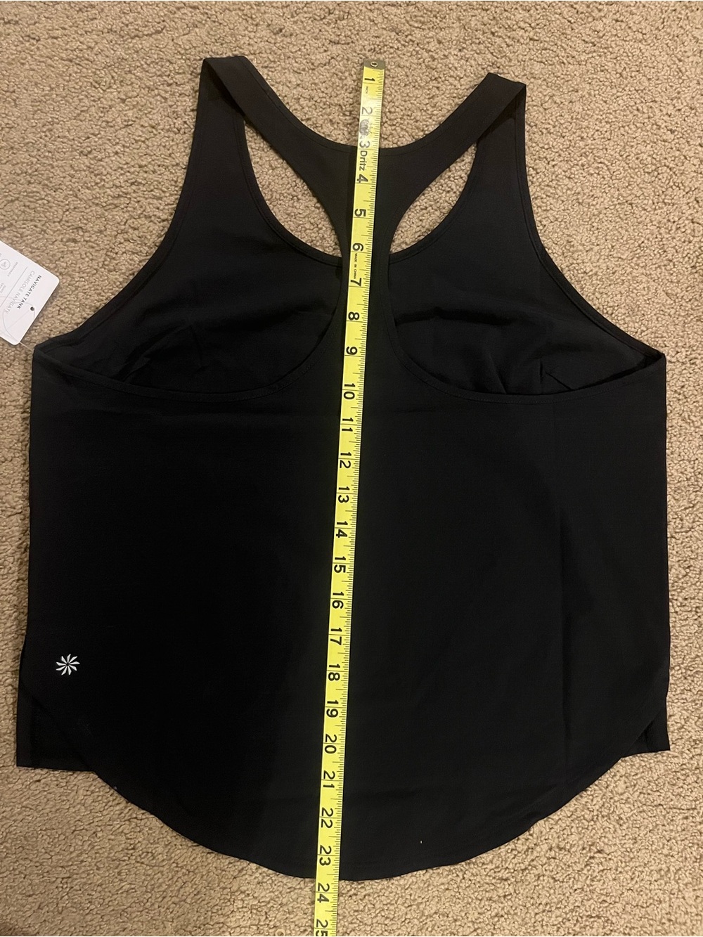 Athleta Black Racerback Navigate Tank Top - Picture 5 of 5